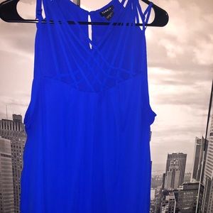 Blue torrid blouse